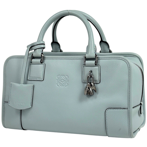 LOEWE Handbags - Loewe Amazona 28 Limited Edition Leather Light Blue Women's Watch
